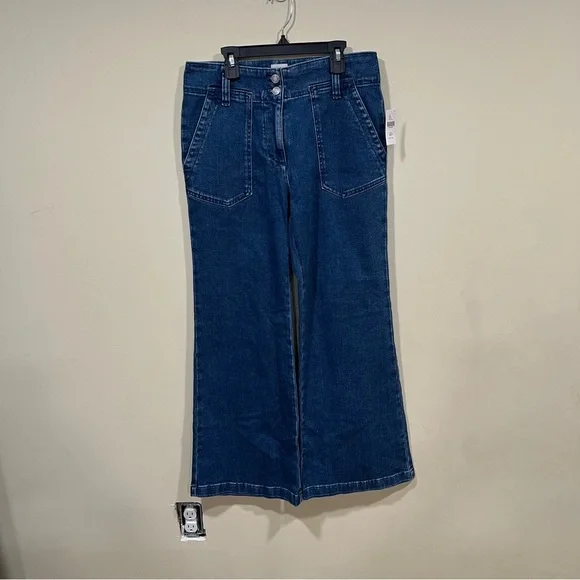 NWT Anthropologie The Naomi High-Rise Wide-Leg Jeans by Maeve size 28 petite - Picture 6 of 14